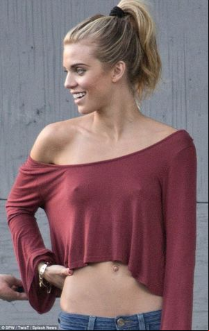 AnnaLynne McCord Braless...Why Wear