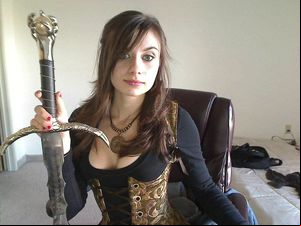 Nerdy LARP chick I knew in high